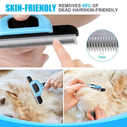 Pet Brush Hair Remover For Short to medium-length hair Dogs and Cats