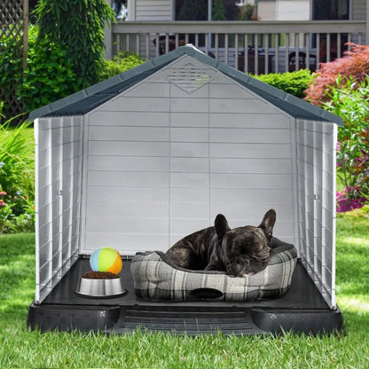 Small/Medium Plastic Outdoor Dog House