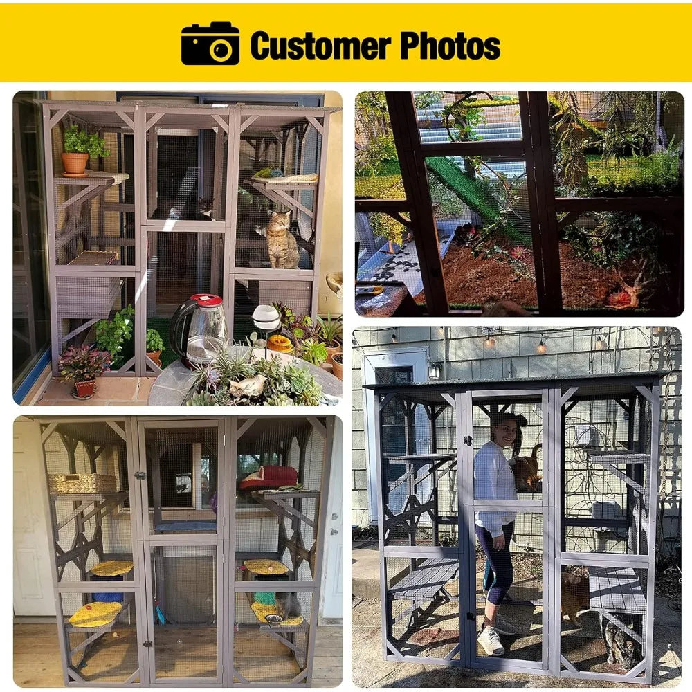 Catio Outdoor Cat Enclosure Large Walk in