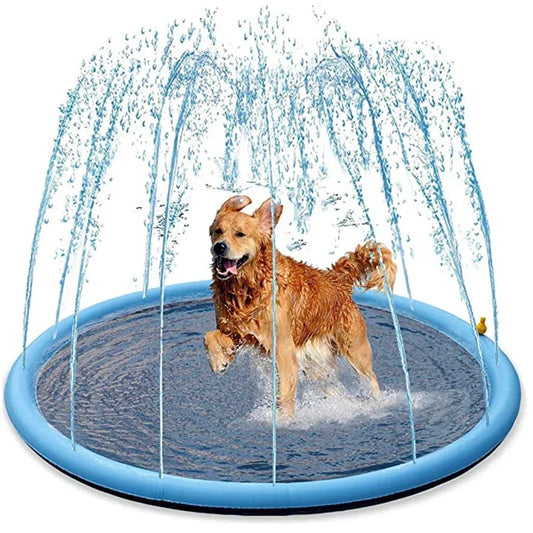 Pet Swimming Pool - Inflatable Water Sprinkler Pad