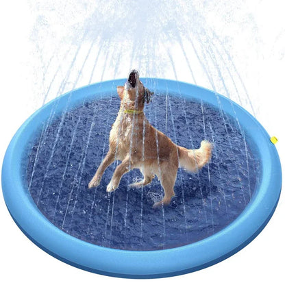 Pet Swimming Pool - Inflatable Water Sprinkler Pad